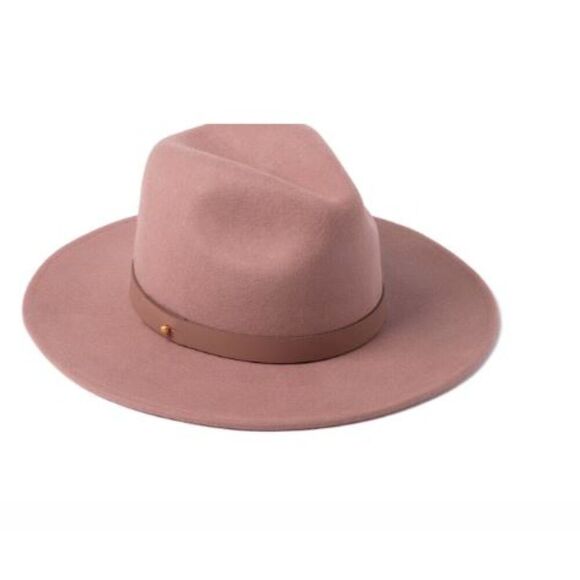 Veronica Beard Lack of Color The Fleur Wide Brim Hat Dusty Mauve Sz L NWT 150 main image 8